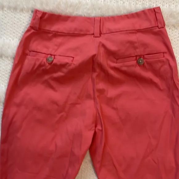 Y2K Banana republic pants stretch cotton blend salmon peach women’s size…