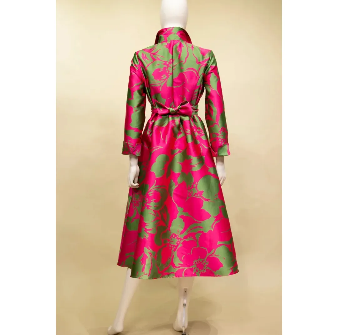 Yarn Dyed Brocade Dress Coat