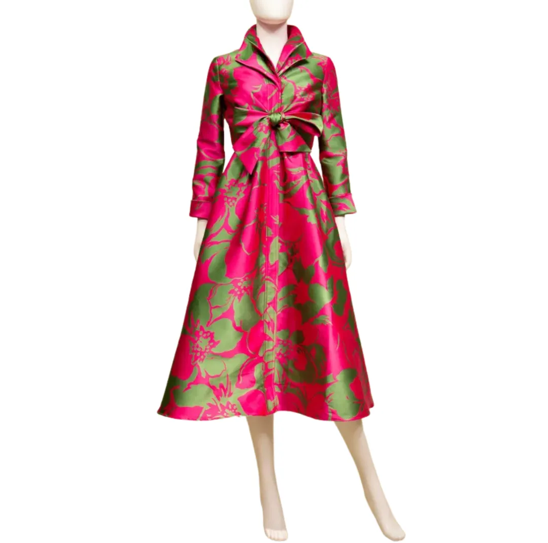 Yarn Dyed Brocade Dress Coat