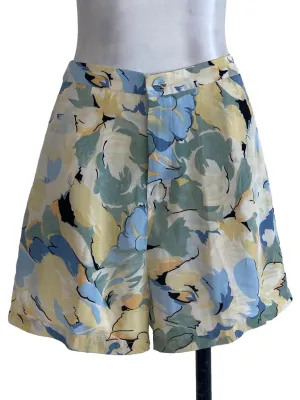Yellow Abstract Shorts