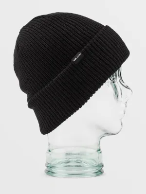 Youth Lined Beanie - BLACK - (KINDER)