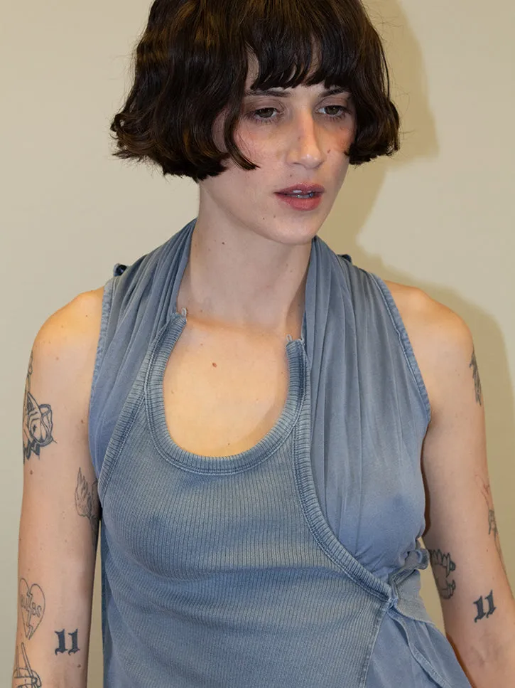 Y/Project Insert Scarf Tank Top