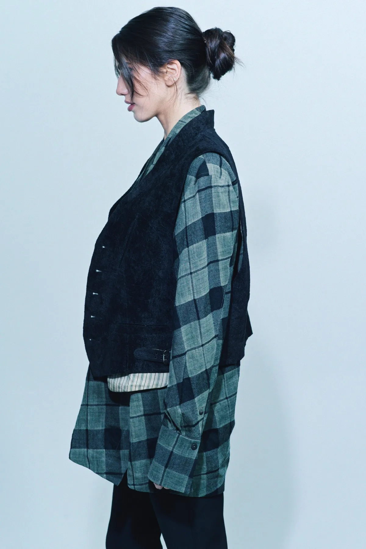 ZIGGY CHEN | LAYERED POCKET WAISTCOAT