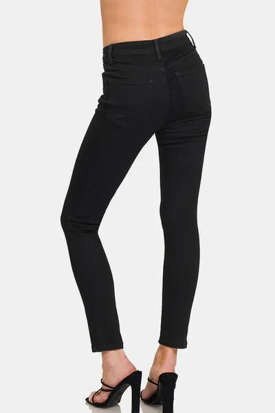 Zita High Rise Skinny Jeans with Pockets