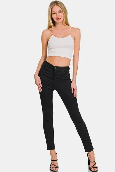 Zita High Rise Skinny Jeans with Pockets