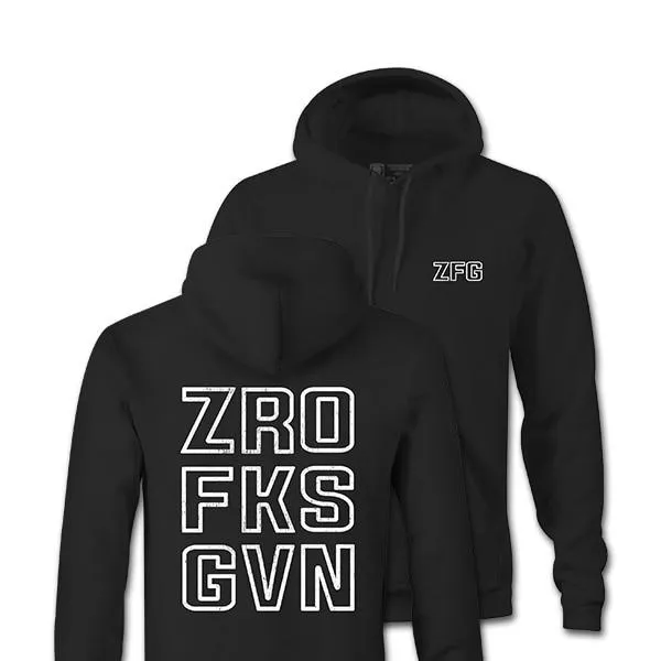 ZRO FKS GVN WHT INK ED HOODIE