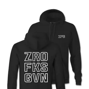 ZRO FKS GVN WHT INK ED HOODIE