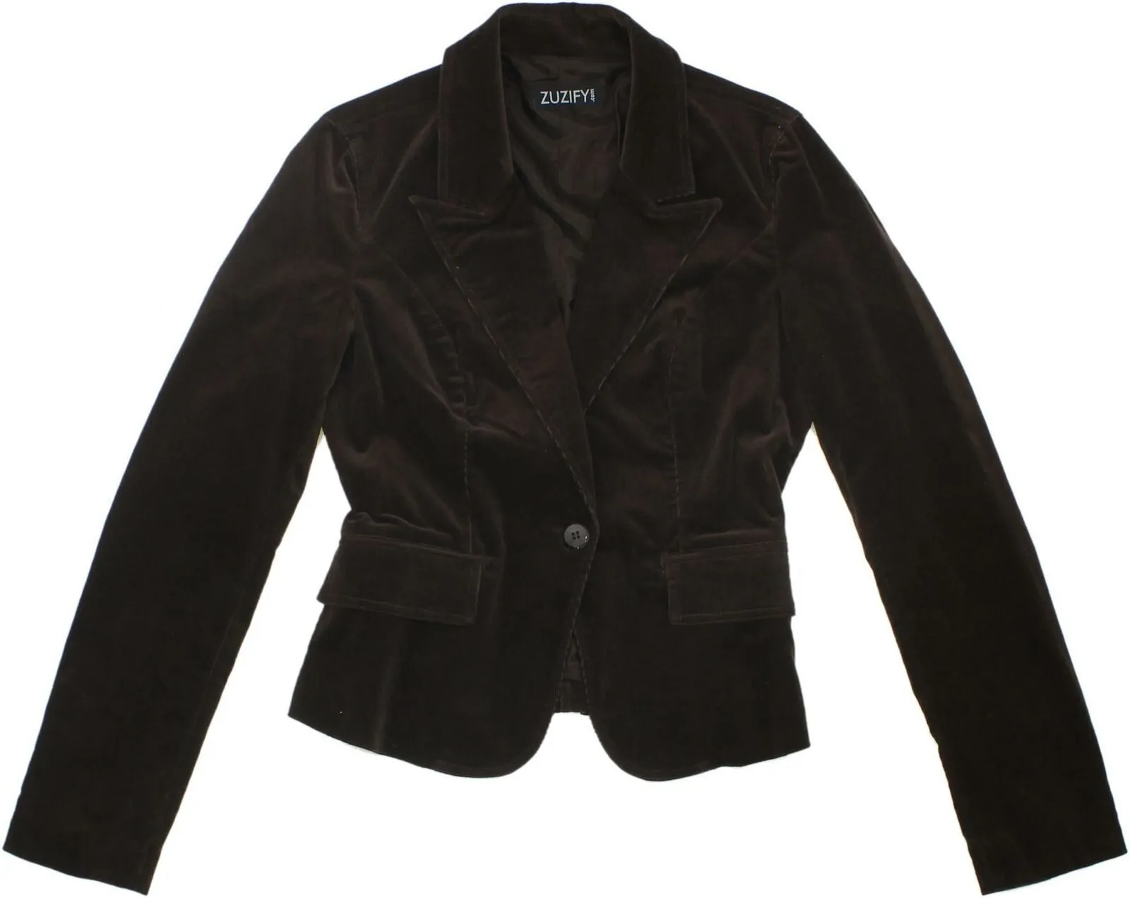 ZUZIFY Women's Lined Stretch Corduroy Blazer