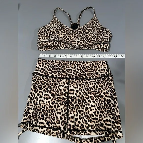 Zyia Scrunchy Bum Shorts and Bra Set