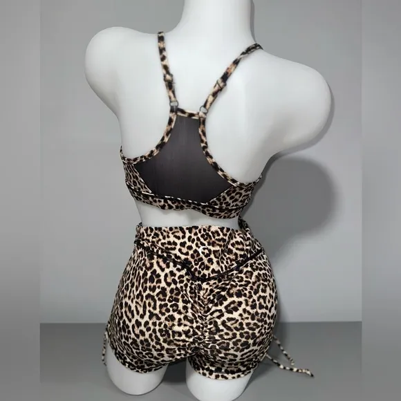 Zyia Scrunchy Bum Shorts and Bra Set